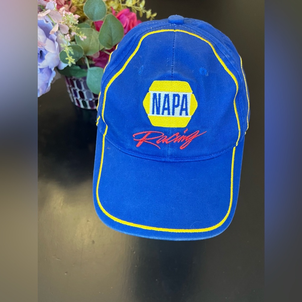 Nascar Napa Auto Racing‎ Team #55 Hat Cap Blue Yellow